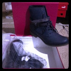 Booties, Alina, Denim, size 11